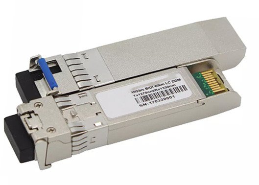 155M বিড়ি SFP মডিউল 1310 / 1550nm , Simplex 20km LC WDM SFP মডিউল