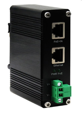 DIN-Rail Industrial 802.3bt গিগাবিট PoE++ স্প্লিটার আউটপুট ভোল্টেজ 24VDC