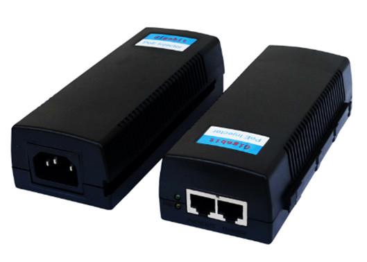 একক পোর্ট 10/100/1000M 60W আল্ট্রা POE ইনজেক্টর 100-240V এসি 50/60Hz 1.5A সর্বোচ্চ ইনপুট