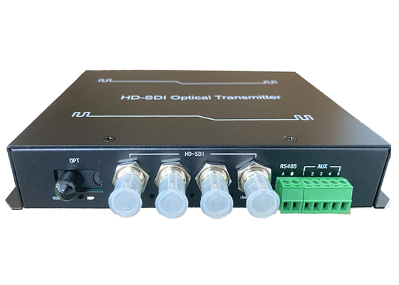 1 SC/FC/ST/LC পোর্ট সহ 4CH HD-SDI/3G-SDI ফাইবার কনভার্টার